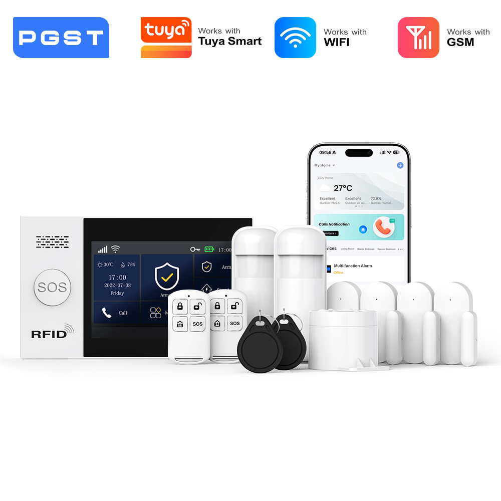 Sim Gsm Alarm - Комплект системы сигнализации PGST 2G WiFi