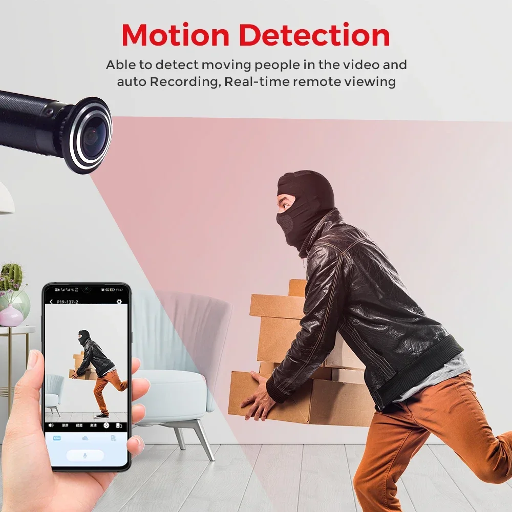 3 МП HD Wi-Fi видеоглазок 2.4G – обзор и цена Home Security Front Door Camera