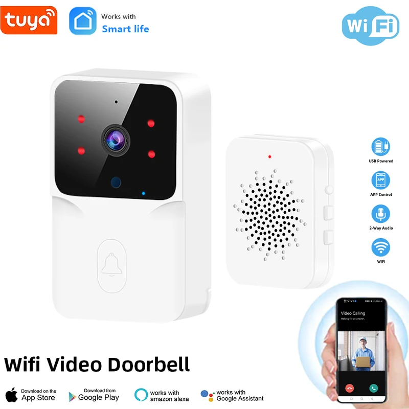 Видеодомофон Tuya WiFi с беспр – обзор и цена Home Security Front Door Camera