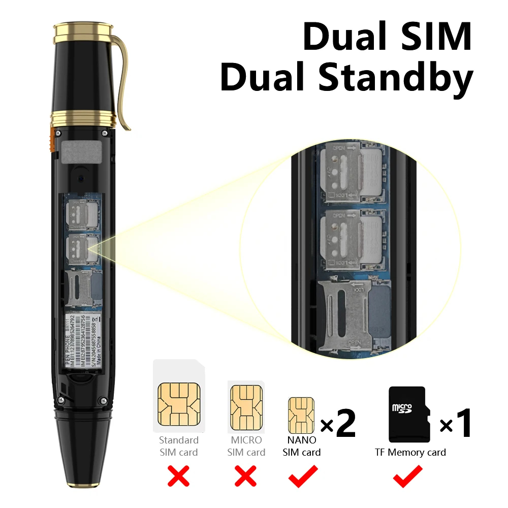 SERVO BM111 Pen Style Мини-вен – обзор и цена Sim Gsm Alarm