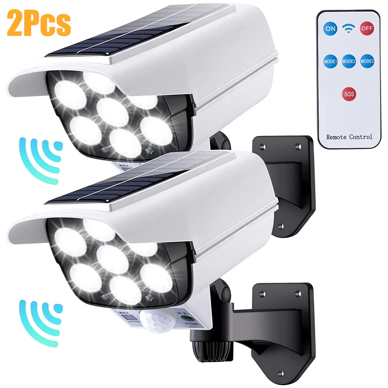1-2 упаковки 77LED солнечный д – обзор и цена Home Security Flood Lights