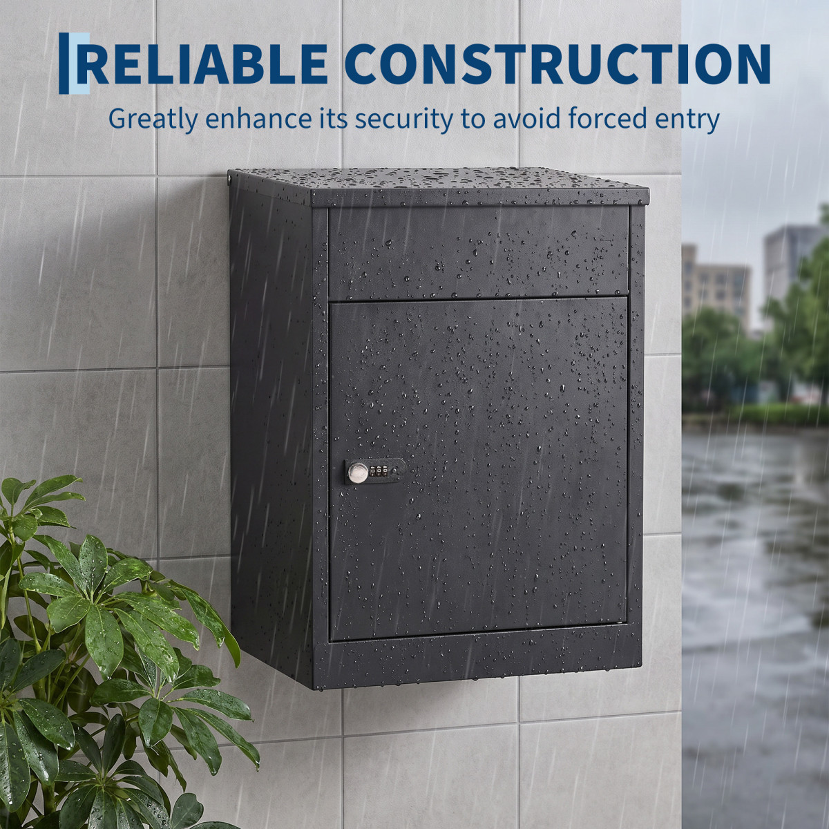 Уличный почтовый ящик с замком – обзор и цена Home Security Box